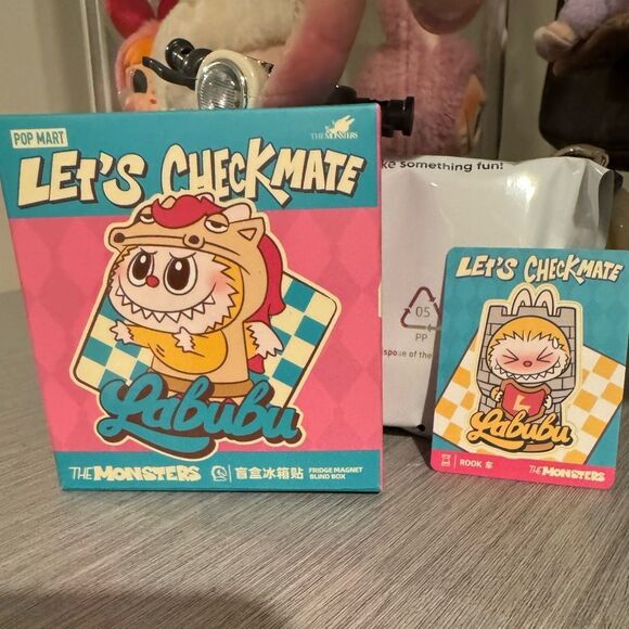 Brand New in Box THE MONSTERS Let’s Checkmate Fridge Magnet - Rook - Picture 1 of 5
